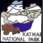 KATMAI NATIONAL PARK PIN